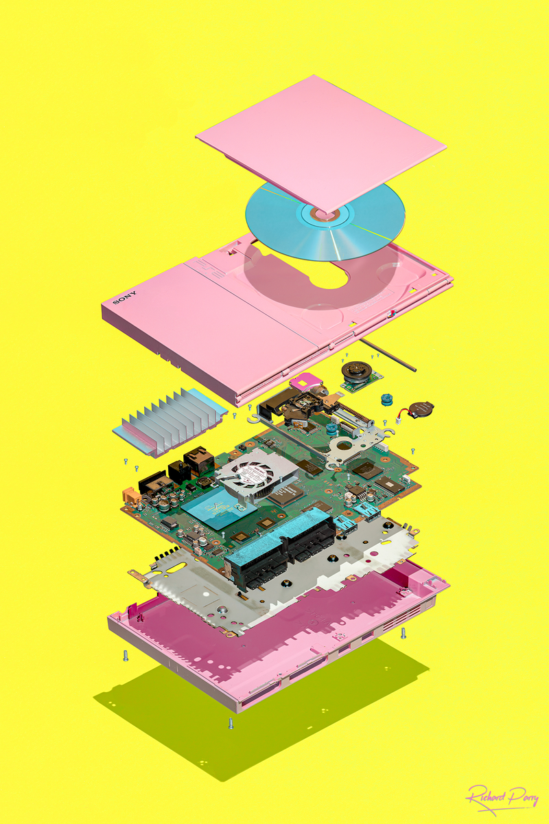 Illustration for article titled Photographer Captures The Hidden Beauty Inside Stripped Down Gaming Consoles